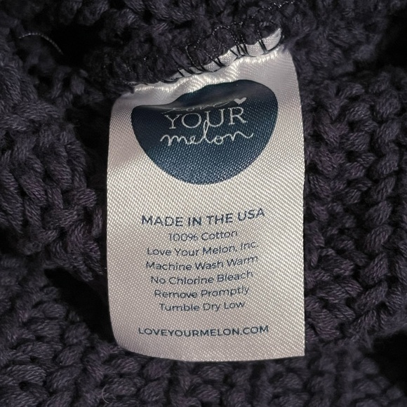 Love Your Melon Cuffed Blue Beanie - Picture 5 of 6